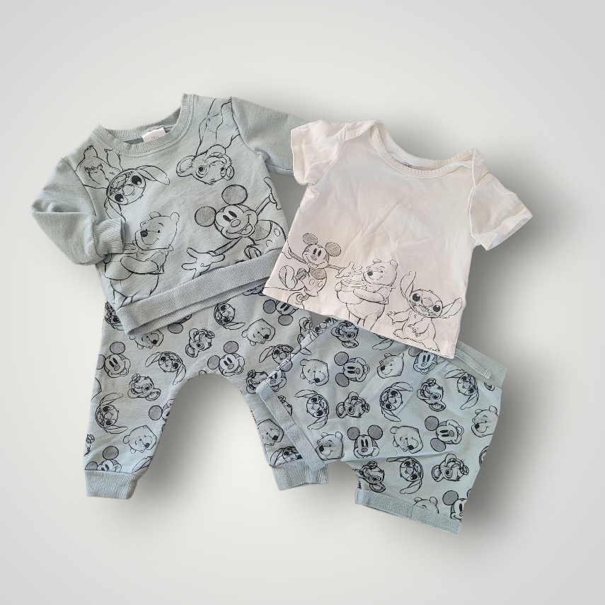 Ensemble 4 pcs | Disney 100 | 12 mois