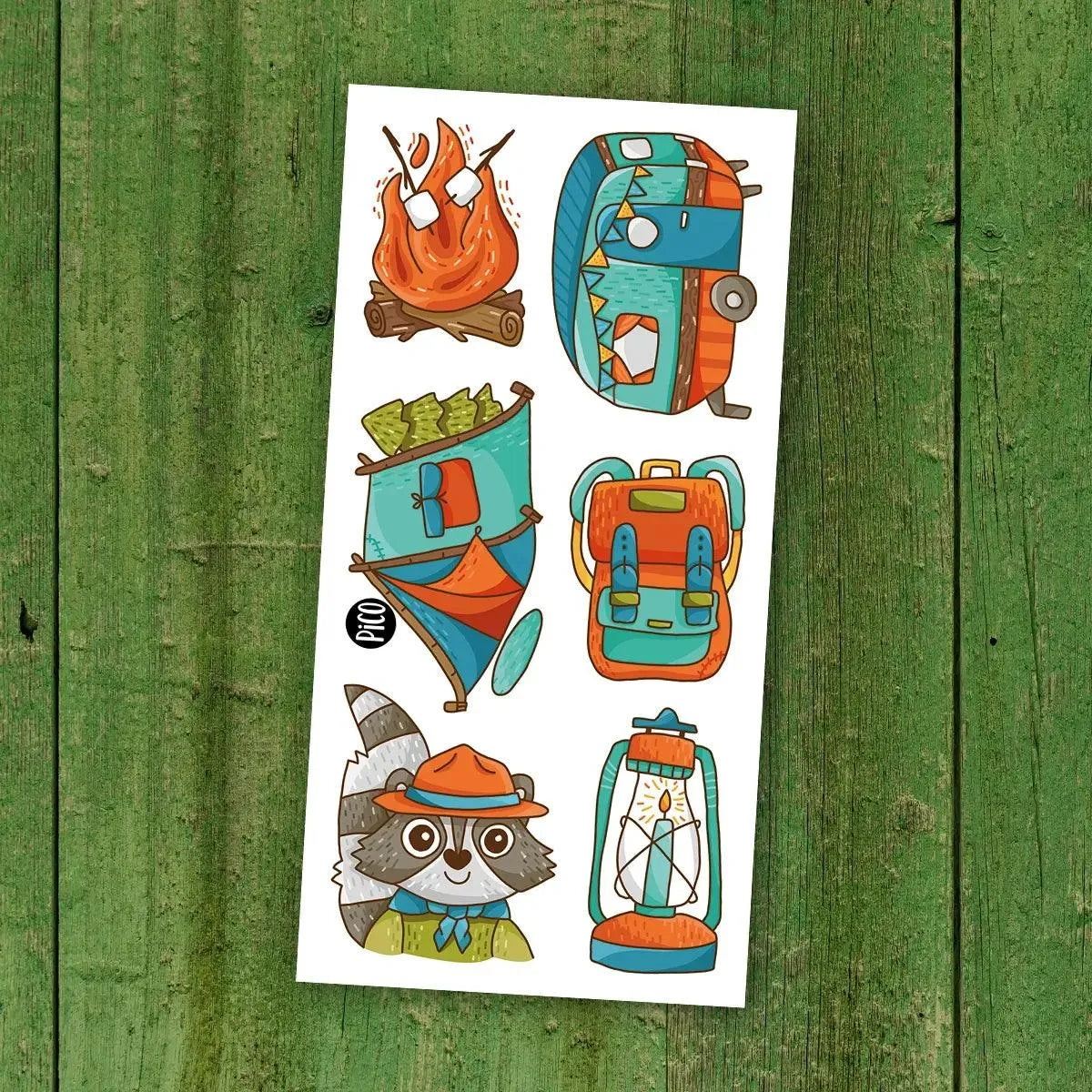 TATOUAGE TEMPORAIRE | LE CAMPING