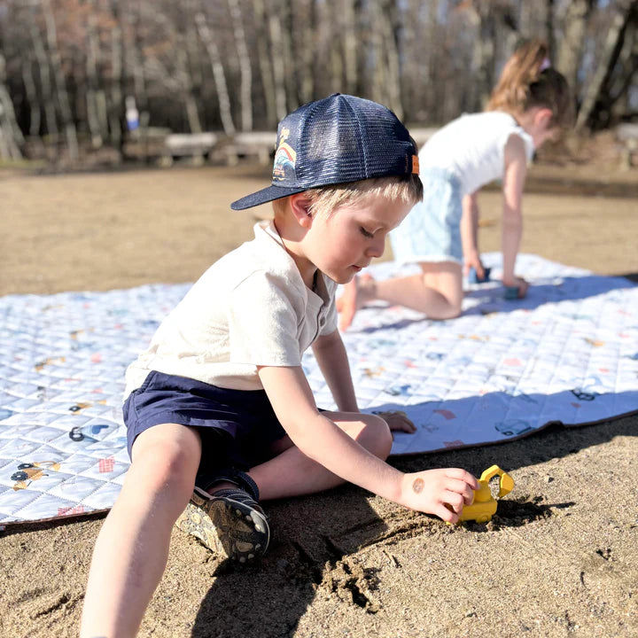 *PRÉCOMMANDE* Nappe de plage et de jeu | Camions