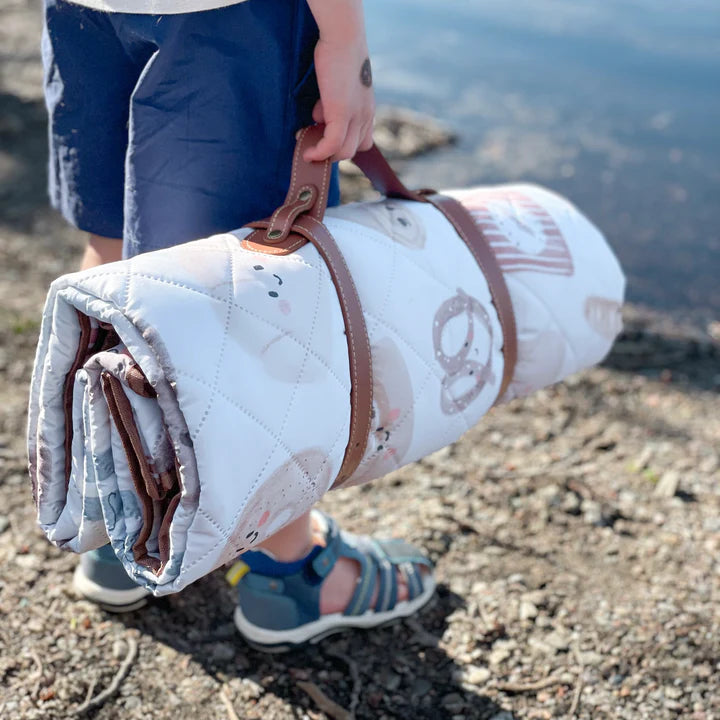 *PRÉCOMMANDE* Nappe de plage et de jeu | Viennoiseries