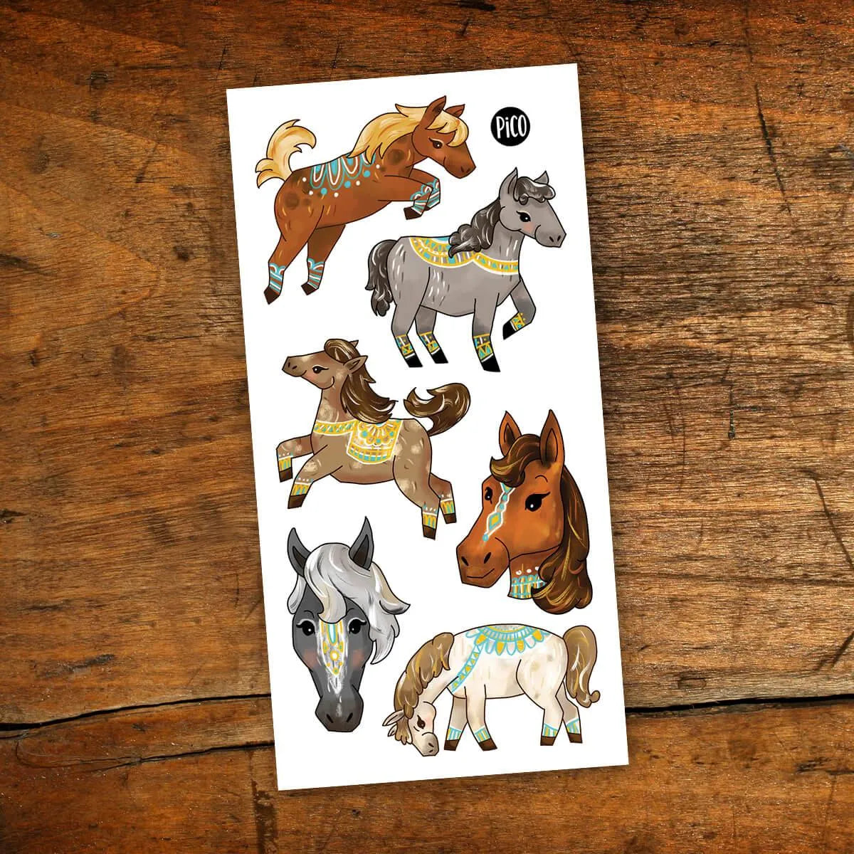 TATOUAGE TEMPORAIRE | LES CHEVAUX SAUVAGES