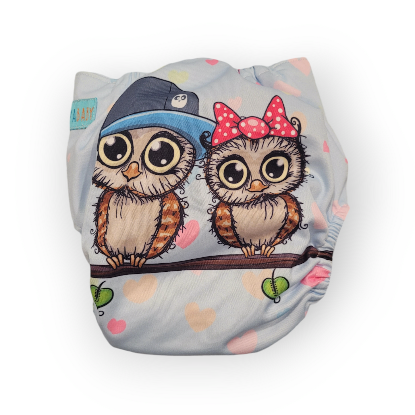 Couche À Poche | Alva Baby | Hiboux-coeurs