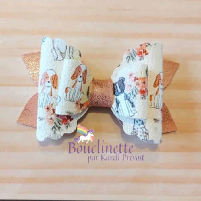 BOUCLES EN SIMILICUIR | CHIENS
