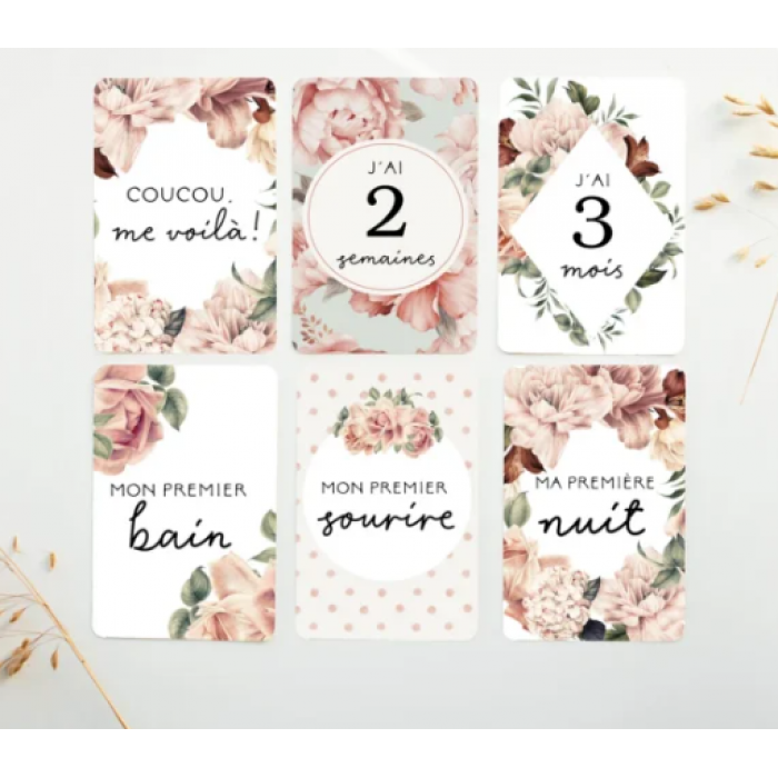 CARTES ÉTAPES-PETITE ENFANCE | PIVOINES