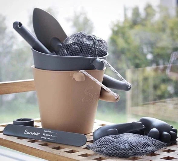 Scrunch sceau et pelle - Taupe