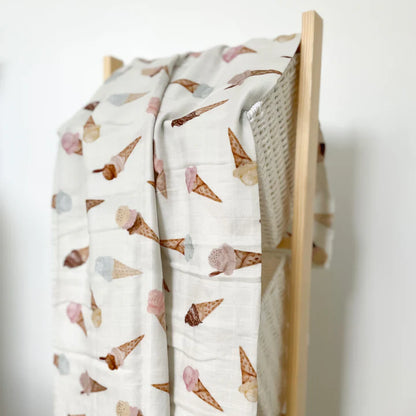 Mousseline - bambou & coton - Cornet