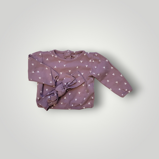 Chandail + bandeau | Moon organic | 6-9 mois