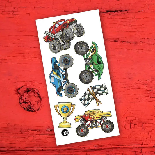 TATOUAGE TEMPORAIRE | LES CAMIONS MONSTRES