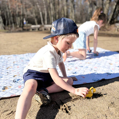*PRÉCOMMANDE* Nappe de plage et de jeu | Camions