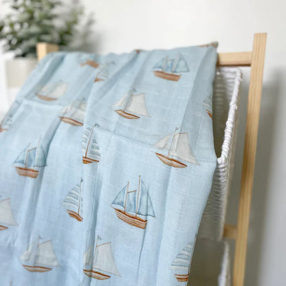 Mousseline - bambou & coton - Vogue petit navire