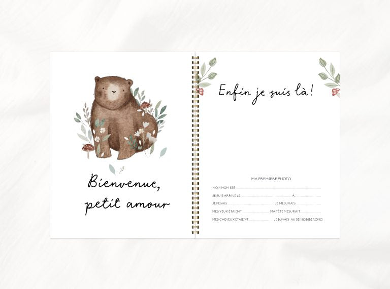 Livre de bébé | Balade en forêt