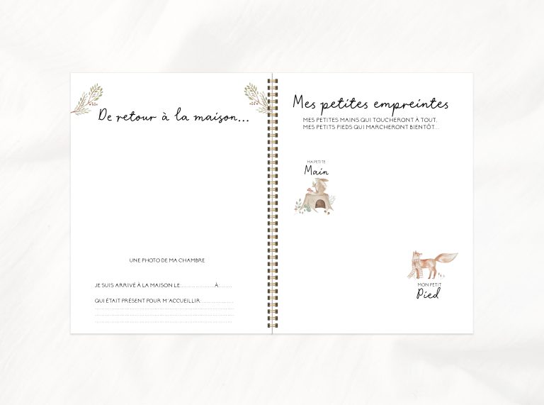 Livre de bébé | Balade en forêt