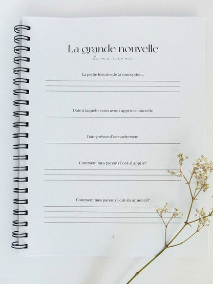 Ta petite histoire | Livre de bébé et grossesse 0 à 5 ans | Crépuscule