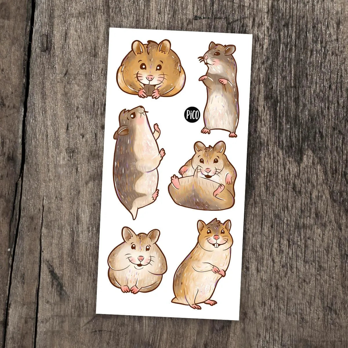 TATOUAGE TEMPORAIRE | POOKY LE HAMSTER ET SES AMIS