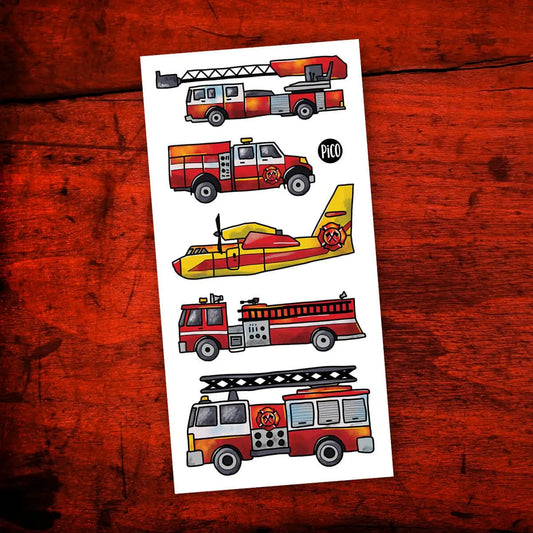 TATOUAGE TEMPORAIRE | EN SÉCURITÉ AVEC LES POMPIERS