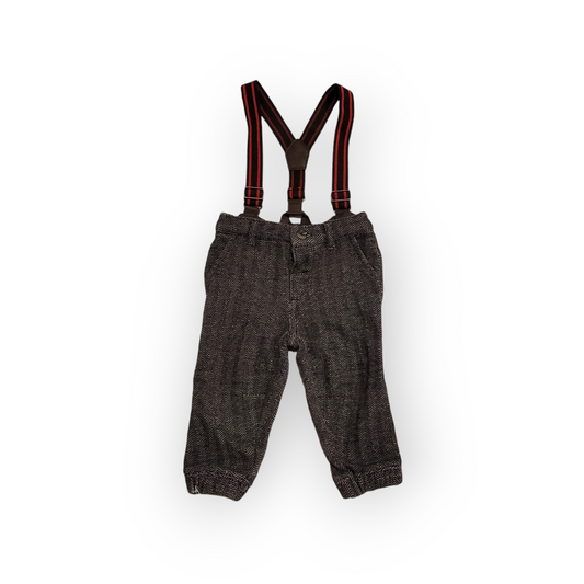 Pantalon avec bretelles | Joe fresh | 12-18 mois