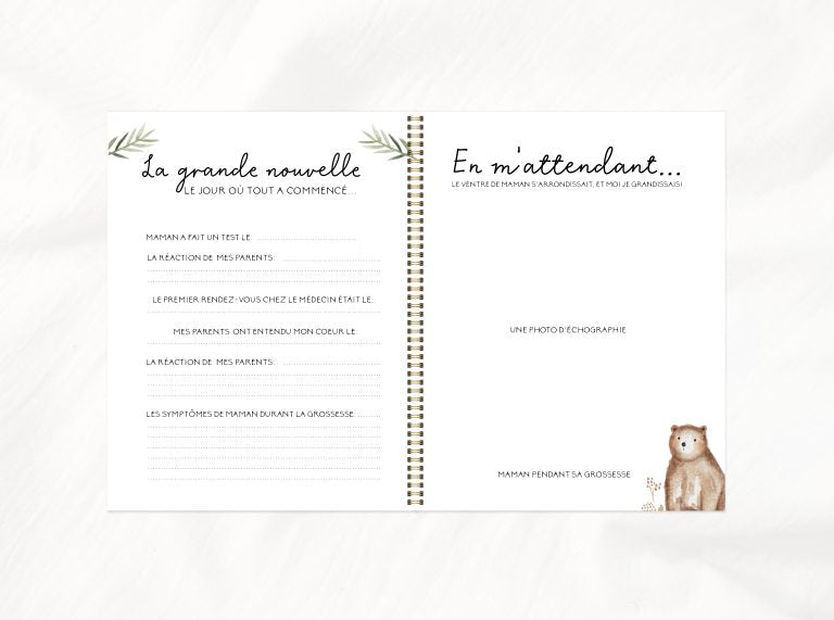 Livre de bébé | Balade en forêt