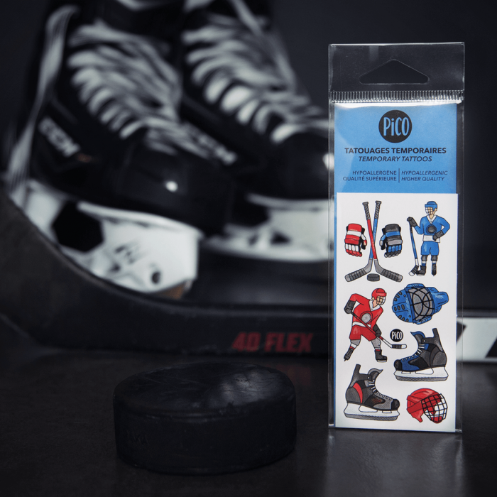 TATOUAGE TEMPORAIRE | LA FOLIE DU HOCKEY