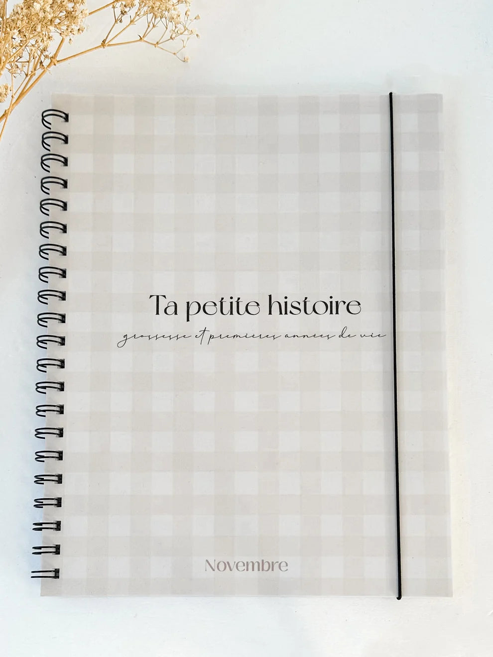 Ta petite histoire | Livre de bébé et grossesse 0 à 5 ans | Damier d'été