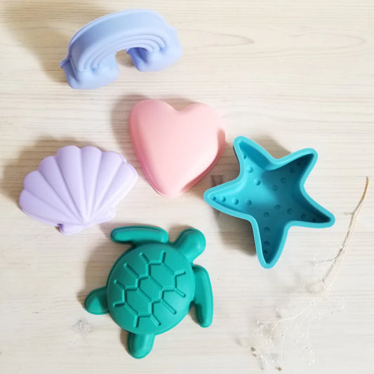 Ensemble moules sable - Tortue